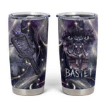 Bastet Egyptian Tumbler Cup Cat Goddess Cosmic Protector Moon Magic Night Sky