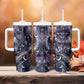 Bastet Egyptian Tumbler With Handle Cat Goddess Cosmic Protector Moon Magic Night Sky