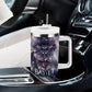Bastet Egyptian Tumbler With Handle Cat Goddess Cosmic Protector Moon Magic Night Sky