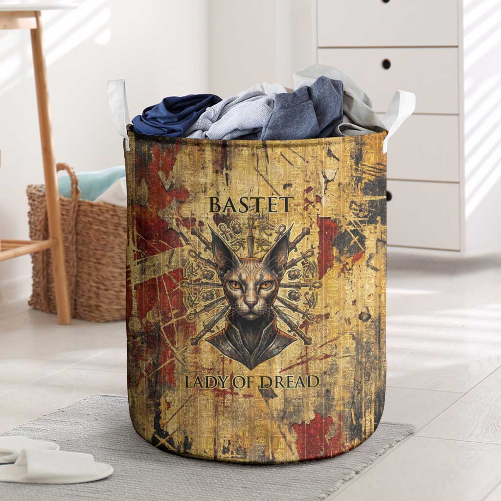 Bastet Egyptian Laundry Basket Eye of Ra Cat Goddess Lady of Dread Ancient Power