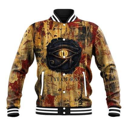 Bastet Egyptian Baseball Jacket Eye of Ra Cat Goddess Lady of Dread Ancient Power