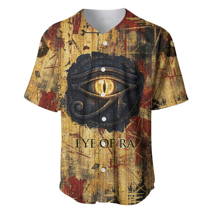 Bastet Egyptian Baseball Jersey Eye of Ra Cat Goddess Lady of Dread Ancient Power