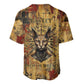 Bastet Egyptian Baseball Jersey Eye of Ra Cat Goddess Lady of Dread Ancient Power