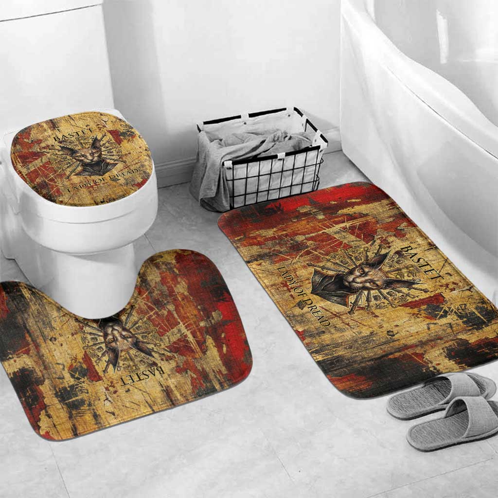 Bastet Egyptian Bathroom Set Eye of Ra Cat Goddess Lady of Dread Ancient Power