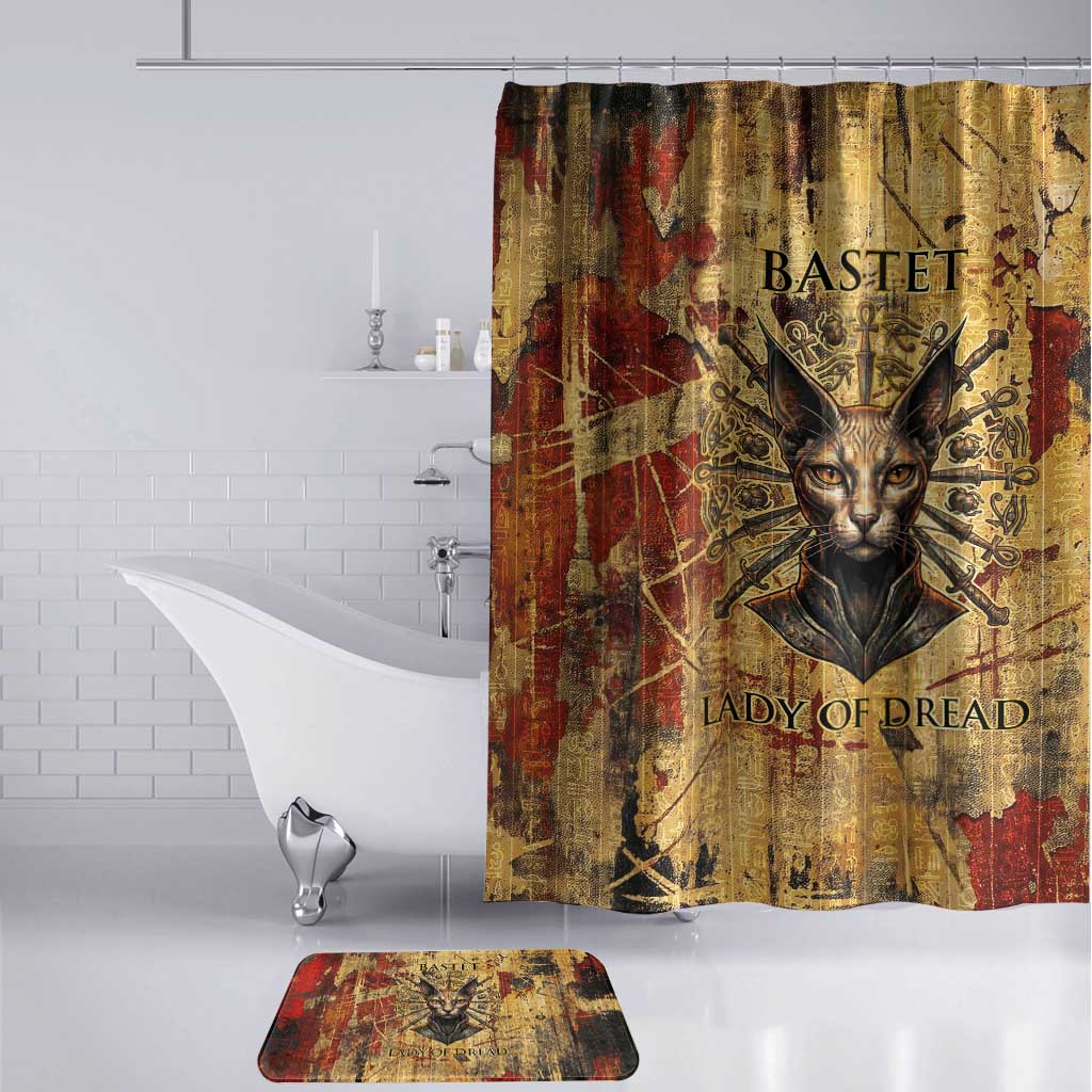 Bastet Egyptian Bathroom Set Eye of Ra Cat Goddess Lady of Dread Ancient Power