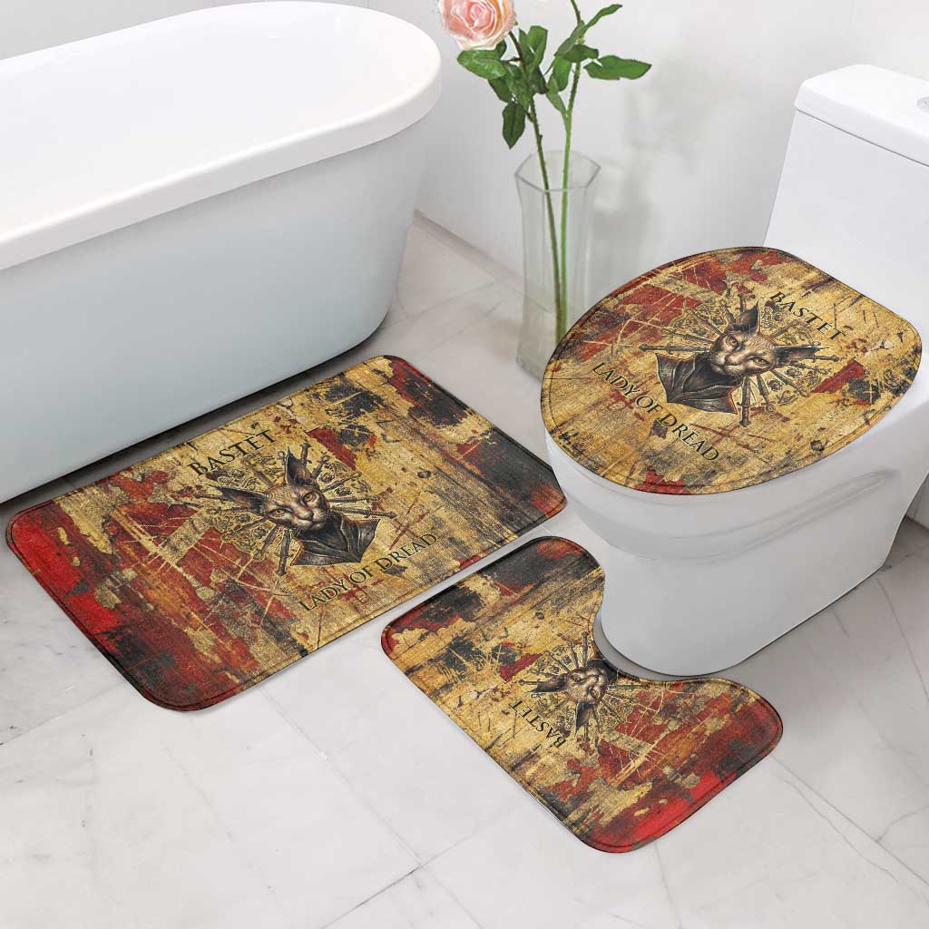 Bastet Egyptian Bathroom Set Eye of Ra Cat Goddess Lady of Dread Ancient Power