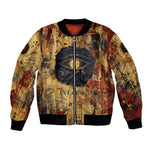 Bastet Egyptian Bomber Jacket Eye of Ra Cat Goddess Lady of Dread Ancient Power