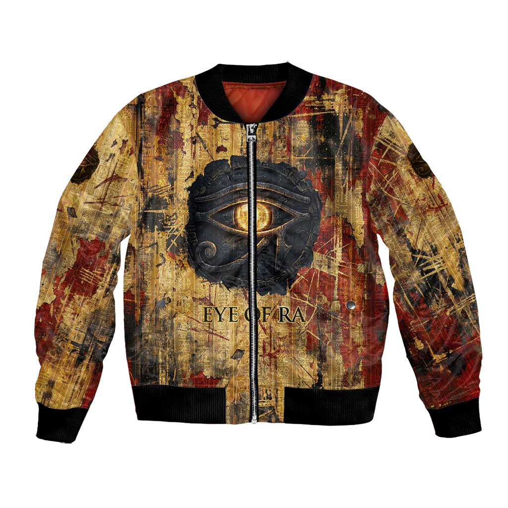 Bastet Egyptian Bomber Jacket Eye of Ra Cat Goddess Lady of Dread Ancient Power