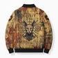 Bastet Egyptian Bomber Puffer Jacket Eye of Ra Cat Goddess Lady of Dread Ancient Power