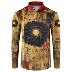 Bastet Egyptian Button Sweatshirt Eye of Ra Cat Goddess Lady of Dread Ancient Power