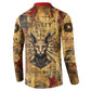 Bastet Egyptian Button Sweatshirt Eye of Ra Cat Goddess Lady of Dread Ancient Power