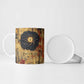 Bastet Egyptian Ceramic Mug Eye of Ra Cat Goddess Lady of Dread Ancient Power