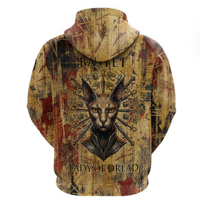 Bastet Egyptian Hoodie Eye of Ra Cat Goddess Lady of Dread Ancient Power