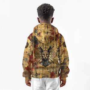 Bastet Egyptian Kid Hoodie Eye of Ra Cat Goddess Lady of Dread Ancient Power