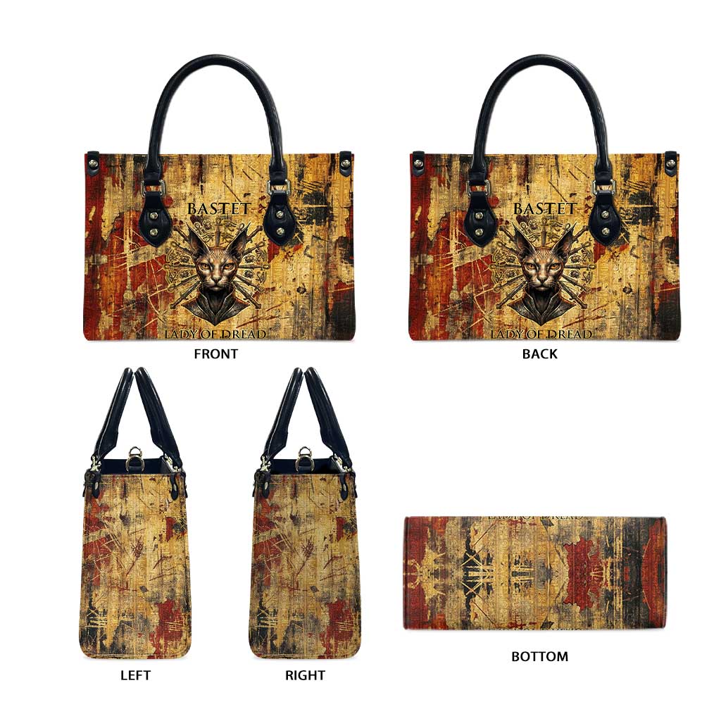 Bastet Egyptian Leather Bag Eye of Ra Cat Goddess Lady of Dread Ancient Power