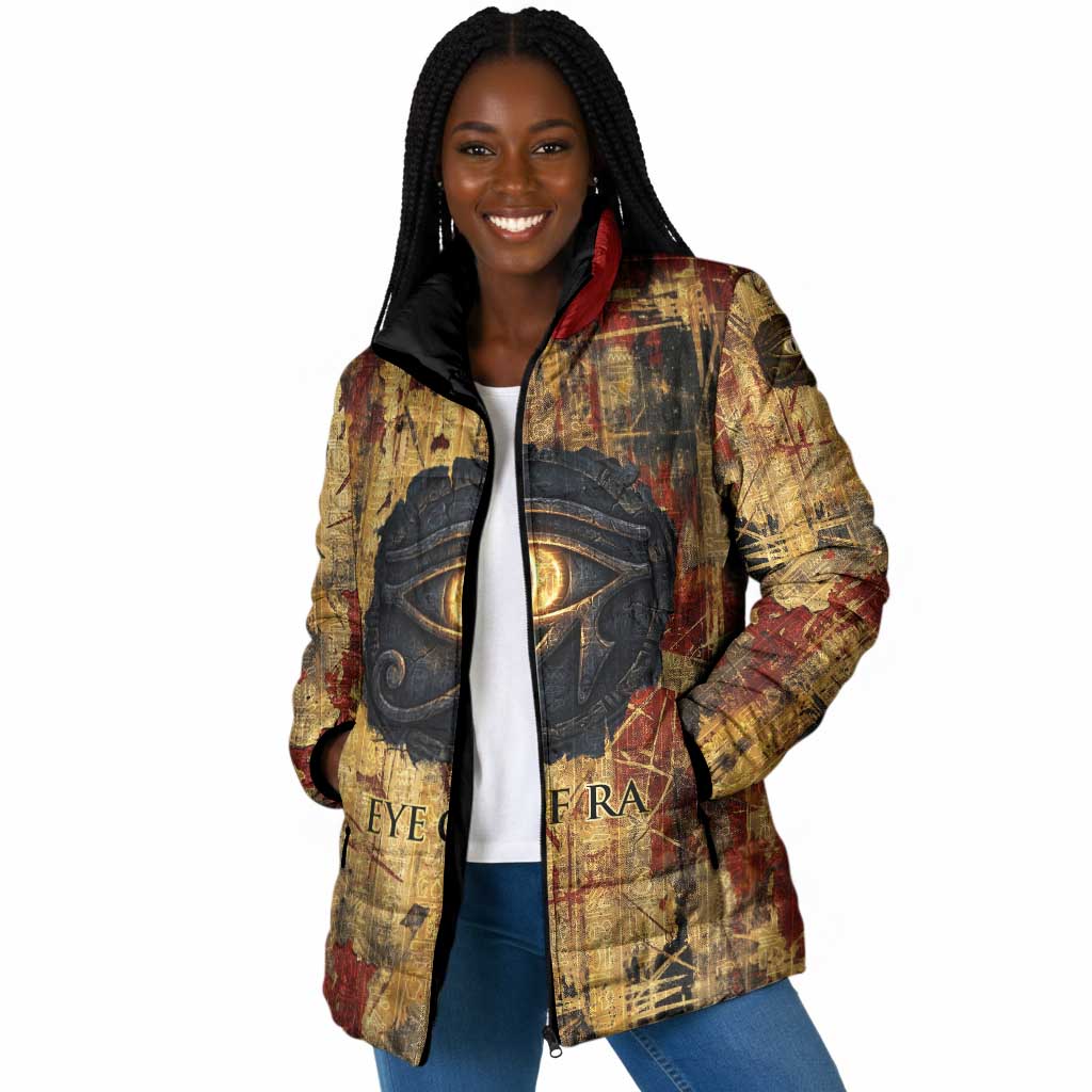 Bastet Egyptian Padded Jacket Eye of Ra Cat Goddess Lady of Dread Ancient Power