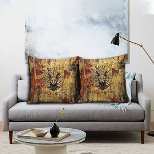 Bastet Egyptian Pillow Cover Eye of Ra Cat Goddess Lady of Dread Ancient Power