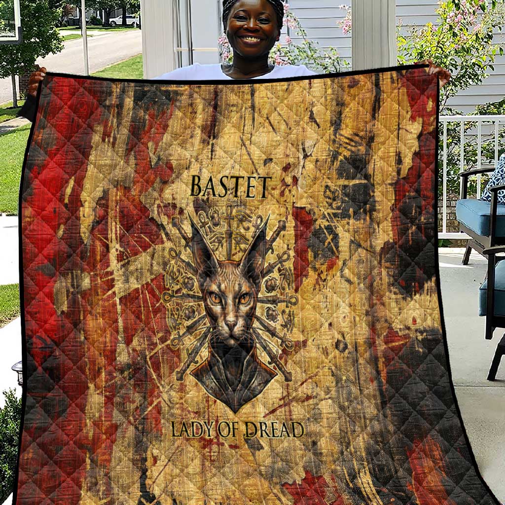 Bastet Egyptian Quilt Eye of Ra Cat Goddess Lady of Dread Ancient Power