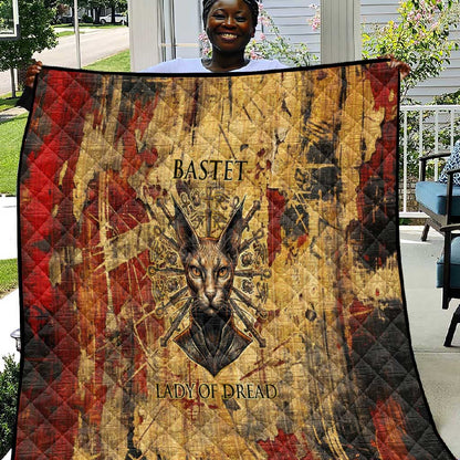 Bastet Egyptian Quilt Eye of Ra Cat Goddess Lady of Dread Ancient Power