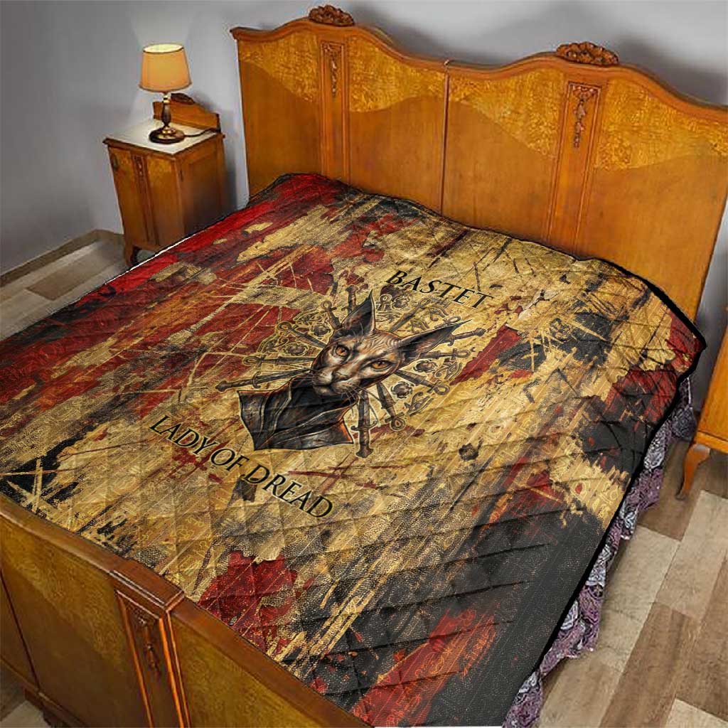 Bastet Egyptian Quilt Eye of Ra Cat Goddess Lady of Dread Ancient Power