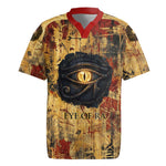 Bastet Egyptian Rugby Jersey Eye of Ra Cat Goddess Lady of Dread Ancient Power