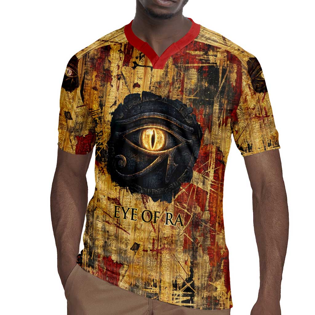 Bastet Egyptian Rugby Jersey Eye of Ra Cat Goddess Lady of Dread Ancient Power