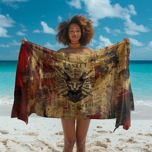 Bastet Egyptian Sarong Eye of Ra Cat Goddess Lady of Dread Ancient Power