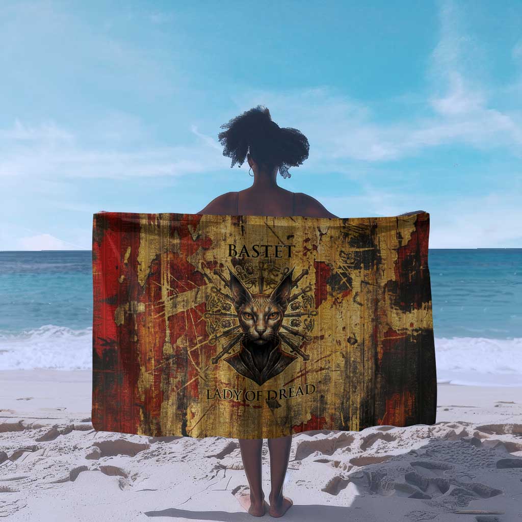 Bastet Egyptian Sarong Eye of Ra Cat Goddess Lady of Dread Ancient Power