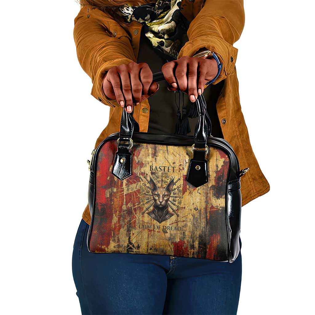 Bastet Egyptian Shoulder Handbag Eye of Ra Cat Goddess Lady of Dread Ancient Power