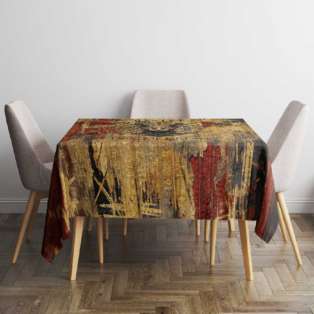 Bastet Egyptian Tablecloth Eye of Ra Cat Goddess Lady of Dread Ancient Power