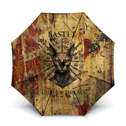 Bastet Egyptian Umbrella Eye of Ra Cat Goddess Lady of Dread Ancient Power
