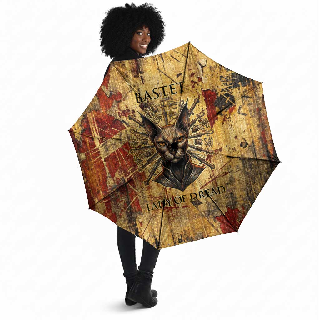 Bastet Egyptian Umbrella Eye of Ra Cat Goddess Lady of Dread Ancient Power