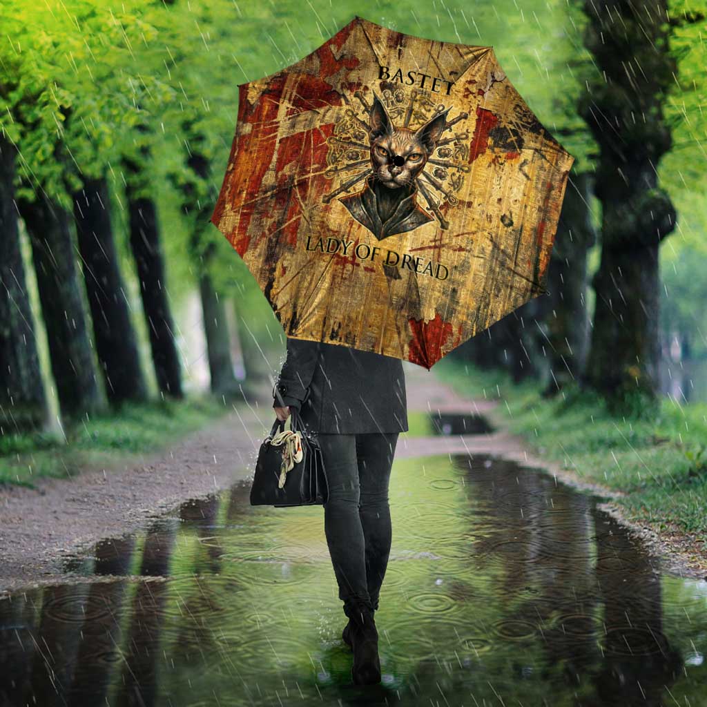 Bastet Egyptian Umbrella Eye of Ra Cat Goddess Lady of Dread Ancient Power