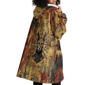 Bastet Egyptian Wearable Blanket Hoodie Eye of Ra Cat Goddess Lady of Dread Ancient Power