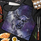 Bat Egyptian Apron Cow Goddess Celestial Face Horn Ring Gem Cosmic Starry Sky