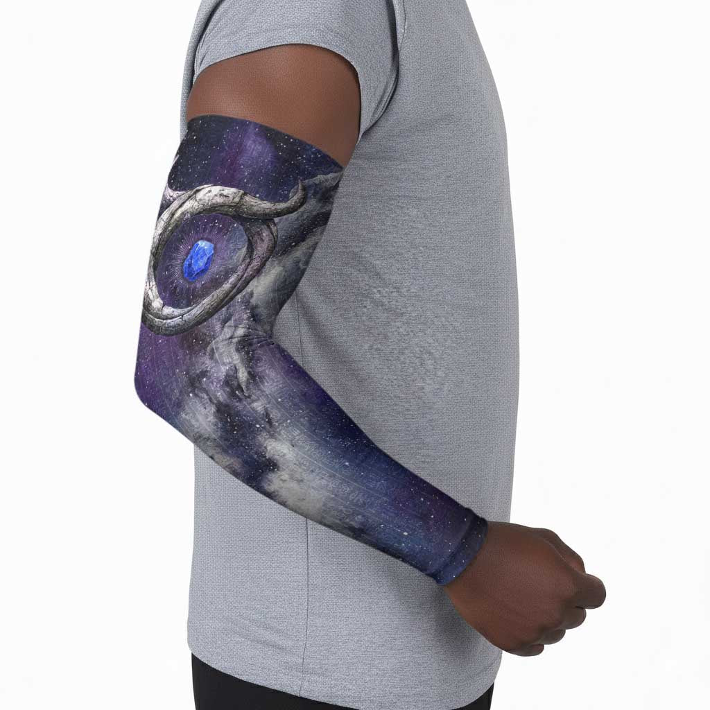 Bat Egyptian Arm Sleeves Cow Goddess Celestial Face Horn Ring Gem Cosmic Starry Sky