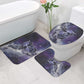 Bat Egyptian Bathroom Set Cow Goddess Celestial Face Horn Ring Gem Cosmic Starry Sky