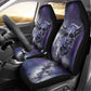 Bat Egyptian Car Seat Cover Cow Goddess Celestial Face Horn Ring Gem Cosmic Starry Sky