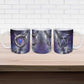 Bat Egyptian Ceramic Mug Cow Goddess Celestial Face Horn Ring Gem Cosmic Starry Sky