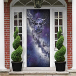 Bat Egyptian Door Cover Cow Goddess Celestial Face Horn Ring Gem Cosmic Starry Sky