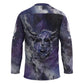 Bat Egyptian Hockey Jersey Cow Goddess Celestial Face Horn Ring Gem Cosmic Starry Sky