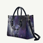 Bat Egyptian Leather Bag Cow Goddess Celestial Face Horn Ring Gem Cosmic Starry Sky