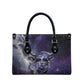 Bat Egyptian Leather Bag Cow Goddess Celestial Face Horn Ring Gem Cosmic Starry Sky