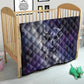 Bat Egyptian Quilt Cow Goddess Celestial Face Horn Ring Gem Cosmic Starry Sky