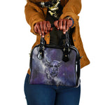 Bat Egyptian Shoulder Handbag Cow Goddess Celestial Face Horn Ring Gem Cosmic Starry Sky