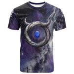 Bat Egyptian T shirt Cow Goddess Celestial Face Horn Ring Gem Cosmic Starry Sky
