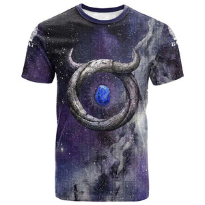 Bat Egyptian T shirt Cow Goddess Celestial Face Horn Ring Gem Cosmic Starry Sky