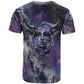 Bat Egyptian T shirt Cow Goddess Celestial Face Horn Ring Gem Cosmic Starry Sky