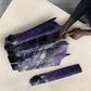 Bat Egyptian Umbrella Cow Goddess Celestial Face Horn Ring Gem Cosmic Starry Sky