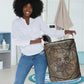 Bat Laundry Basket Goddess of the Cosmos Ancient Egyptian Cow Horns Stone
